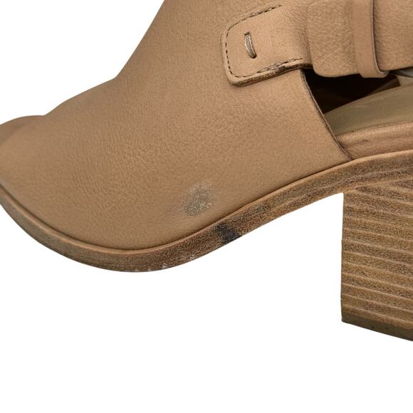 Eileen Fisher Glance Sling Back Heel Sandal Women's SZ 11 Tan Comfort Capsule - Picture 6 of 8